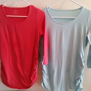 Scoop Neckline Knit Tops